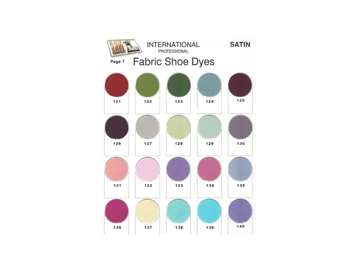 Fabric shoe store dye kit